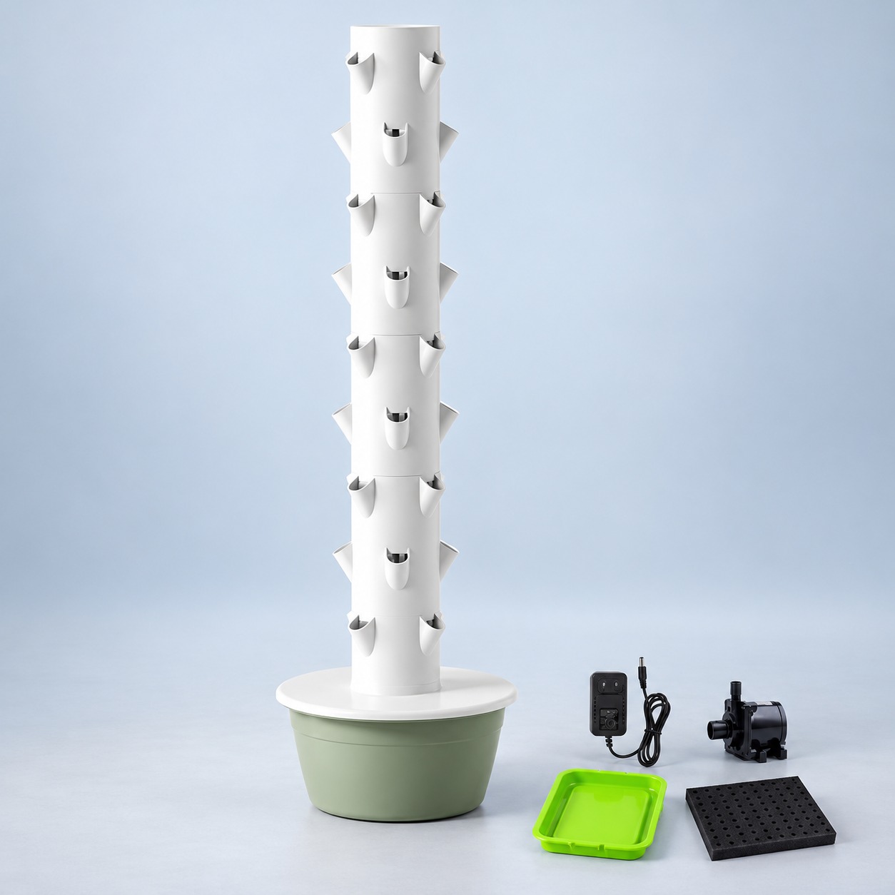 9 Katlı, 36 Delikli, Çatı Balk - Hydroponic Tower incelemesi ve fiyatı
