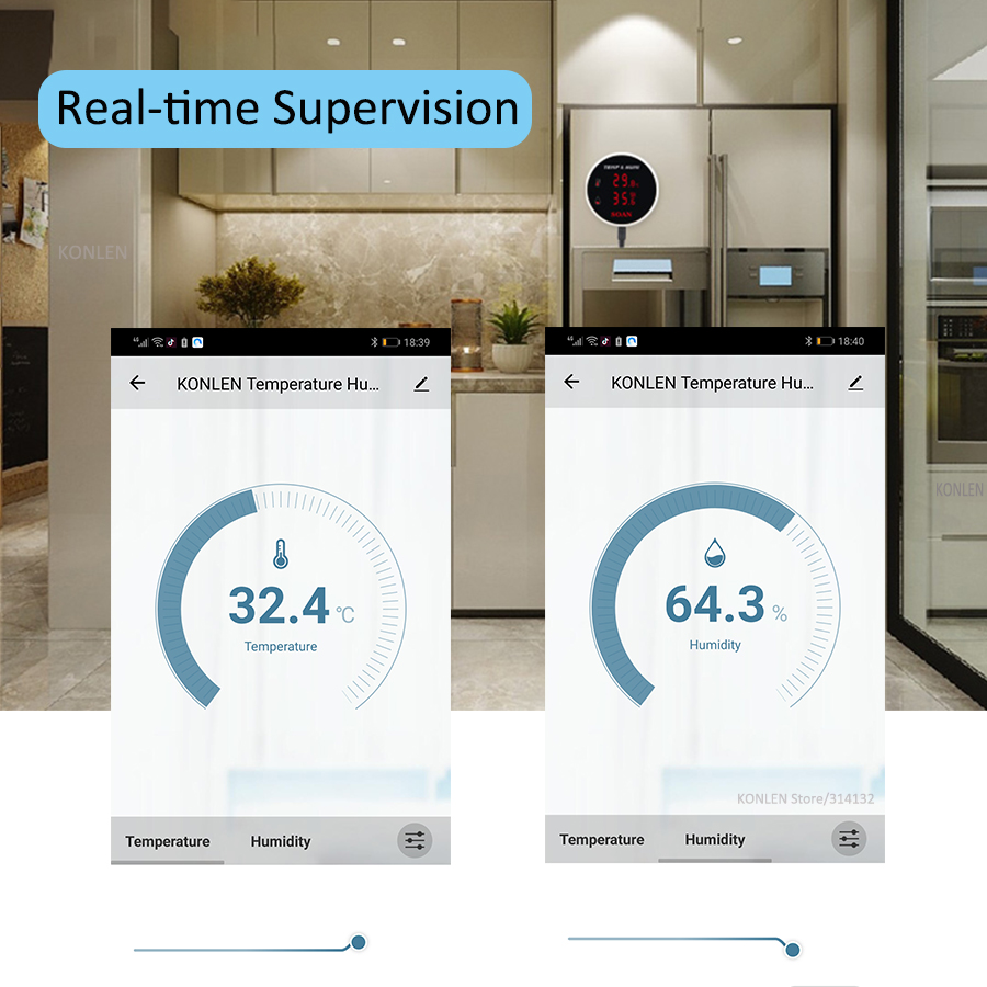 Tuya WIFI Sıcaklık Nem Sensörü - Plant Monitor incelemesi ve fiyatı