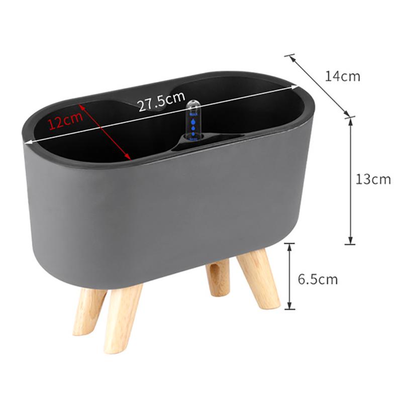 Kapalı bitki göstergesi ile ah - Self Watering Planter incelemesi ve fiyatı