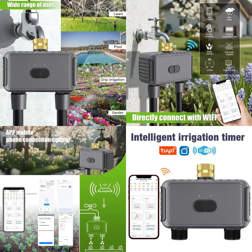 WAP01 WiFi APP Kontrollü Çift  - Smart Garden System incelemesi ve fiyatı